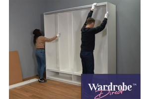 how to assemble sliding door wardrobes