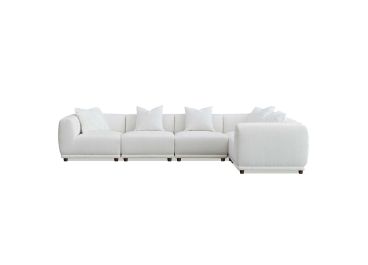 Moncler Luxe Modular Corner Sofa in Premium White Boucle