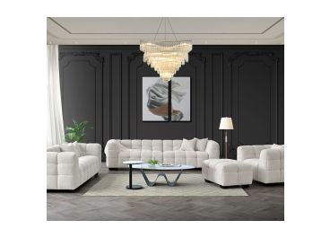 Maison 360 Cloud Sofa Range Stone Boucle