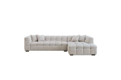 Maison 360 Cloud Corner Sofa in Sandstone Boucle
