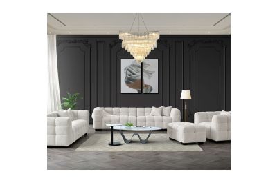 Maison 360 Cloud Sofa Range Stone Boucle